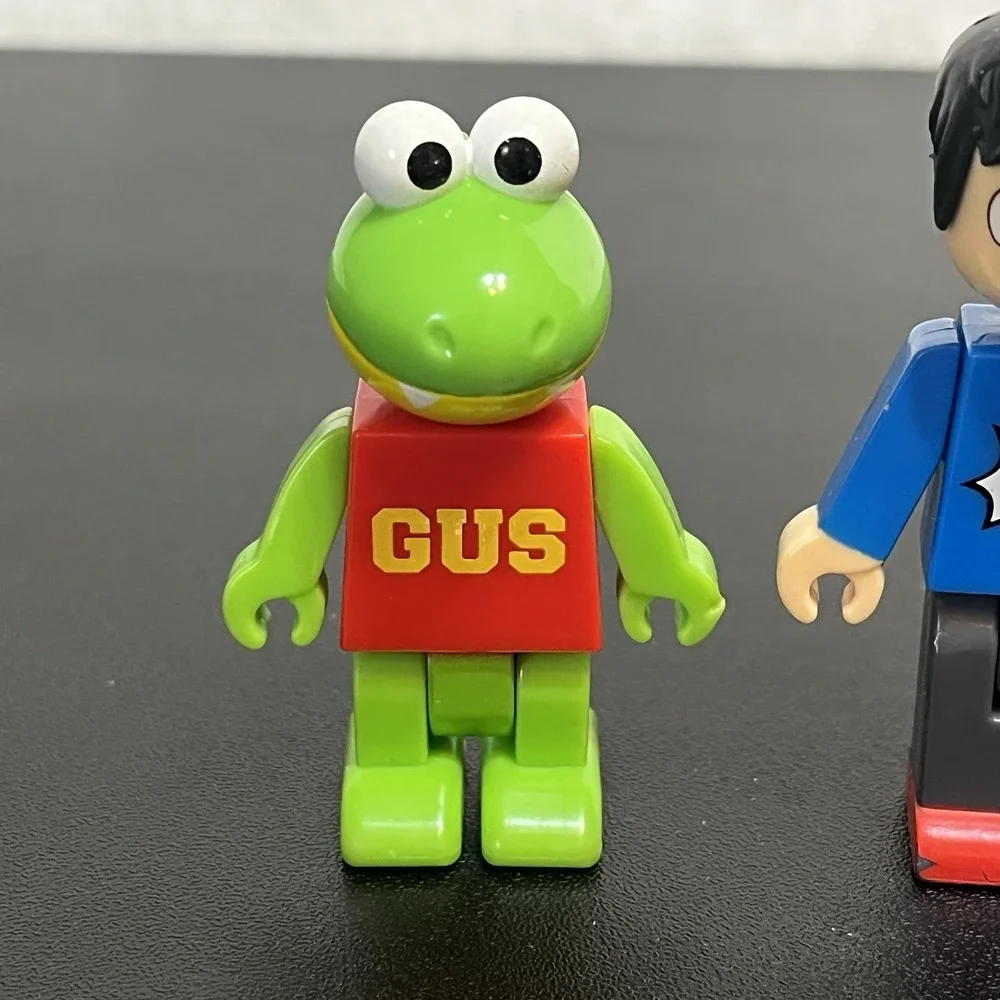 Ryan's World Figures Ryan Gus Green Frog Lot of 2 Toys Poseable